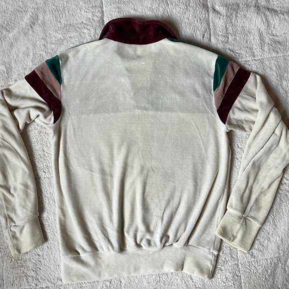 1970's 1980's Vintage Velour Mens Pullover - Picture 6 of 6